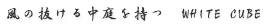 風の抜ける中庭を持つ　WHITE CUBE 